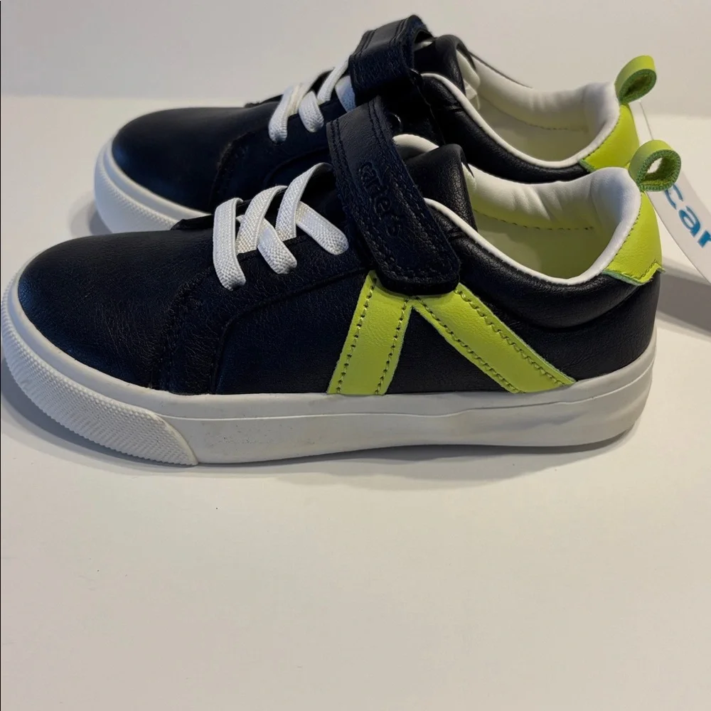 Carter's Amal Navy and Green Sneakers